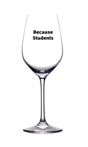 WIne Glass Transparent Because Students 2